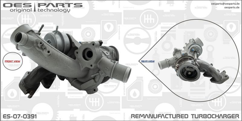 OES PARTS Kompressor,ülelaadimine ES-07-0391